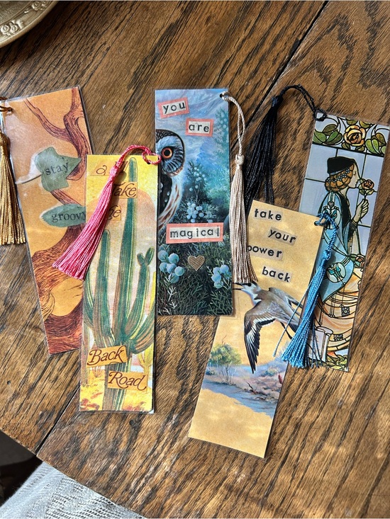Handmade Other - Handmade Upcycled Wordy Bookmarks • YOU PICK ONE